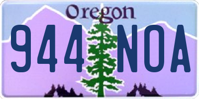 OR license plate 944NOA