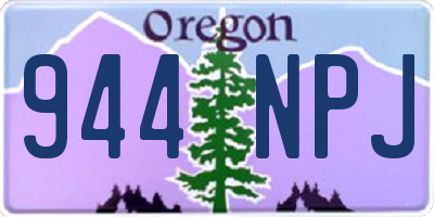 OR license plate 944NPJ