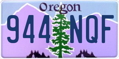 OR license plate 944NQF