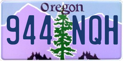 OR license plate 944NQH