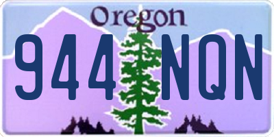 OR license plate 944NQN