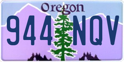 OR license plate 944NQV