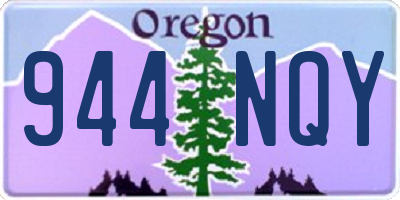 OR license plate 944NQY