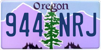 OR license plate 944NRJ