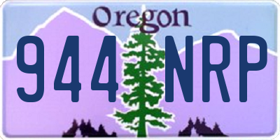 OR license plate 944NRP