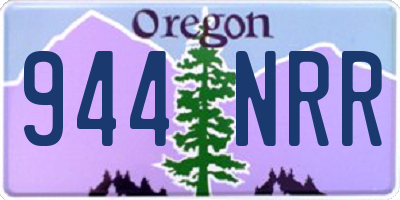 OR license plate 944NRR
