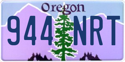 OR license plate 944NRT