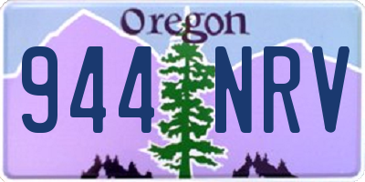 OR license plate 944NRV