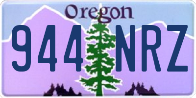 OR license plate 944NRZ