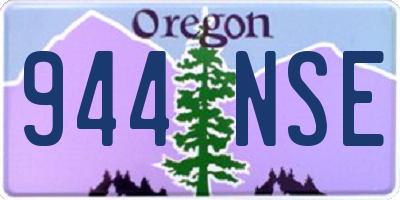 OR license plate 944NSE