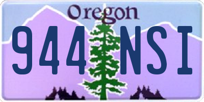 OR license plate 944NSI