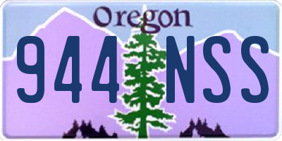 OR license plate 944NSS