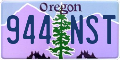 OR license plate 944NST