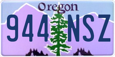 OR license plate 944NSZ