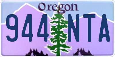 OR license plate 944NTA