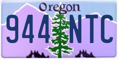 OR license plate 944NTC