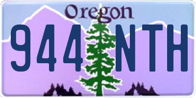OR license plate 944NTH