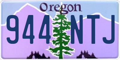 OR license plate 944NTJ