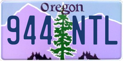 OR license plate 944NTL