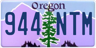 OR license plate 944NTM
