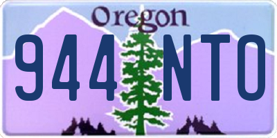 OR license plate 944NTO