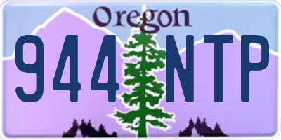 OR license plate 944NTP