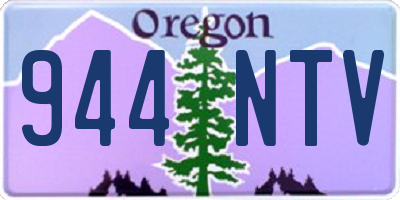 OR license plate 944NTV