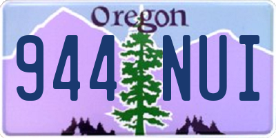 OR license plate 944NUI