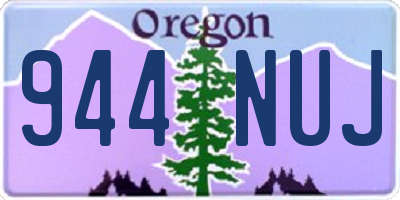 OR license plate 944NUJ