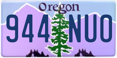 OR license plate 944NUO