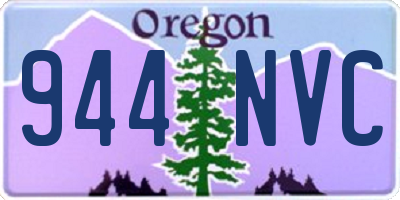 OR license plate 944NVC