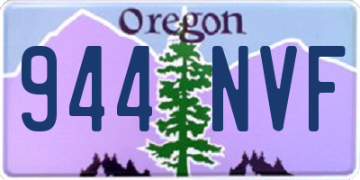 OR license plate 944NVF