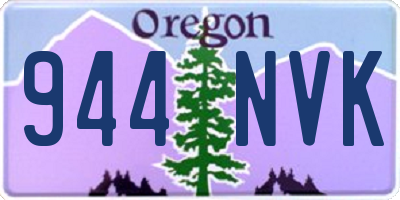 OR license plate 944NVK