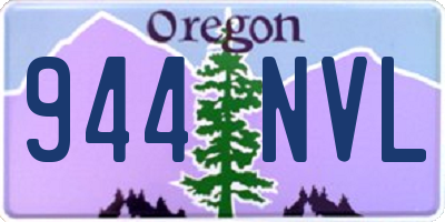 OR license plate 944NVL