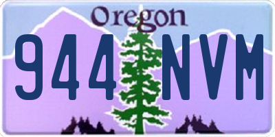 OR license plate 944NVM