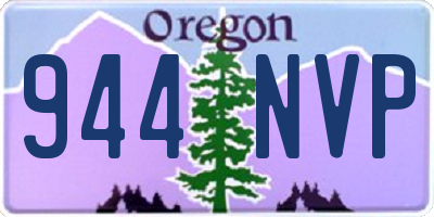 OR license plate 944NVP