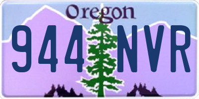 OR license plate 944NVR