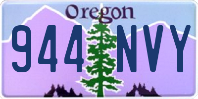OR license plate 944NVY