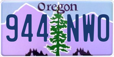 OR license plate 944NWO