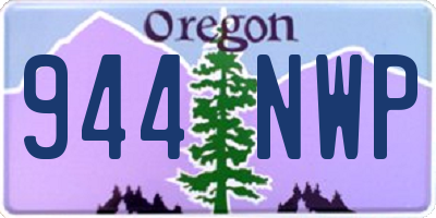 OR license plate 944NWP