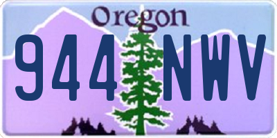 OR license plate 944NWV
