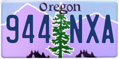 OR license plate 944NXA