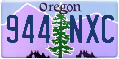 OR license plate 944NXC