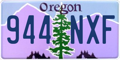 OR license plate 944NXF