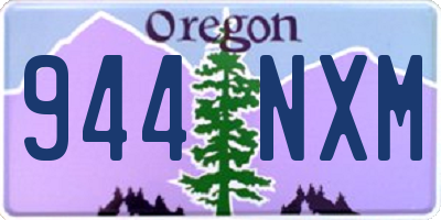 OR license plate 944NXM