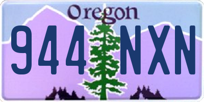 OR license plate 944NXN