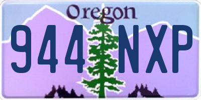 OR license plate 944NXP