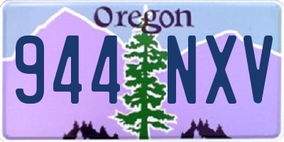 OR license plate 944NXV