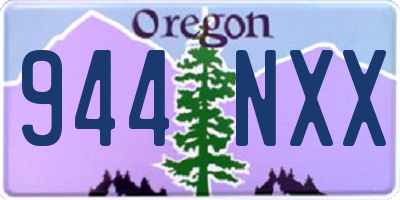 OR license plate 944NXX