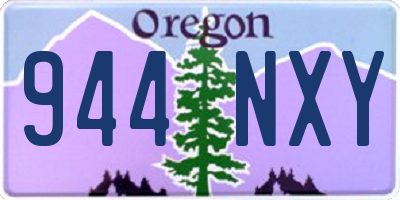 OR license plate 944NXY
